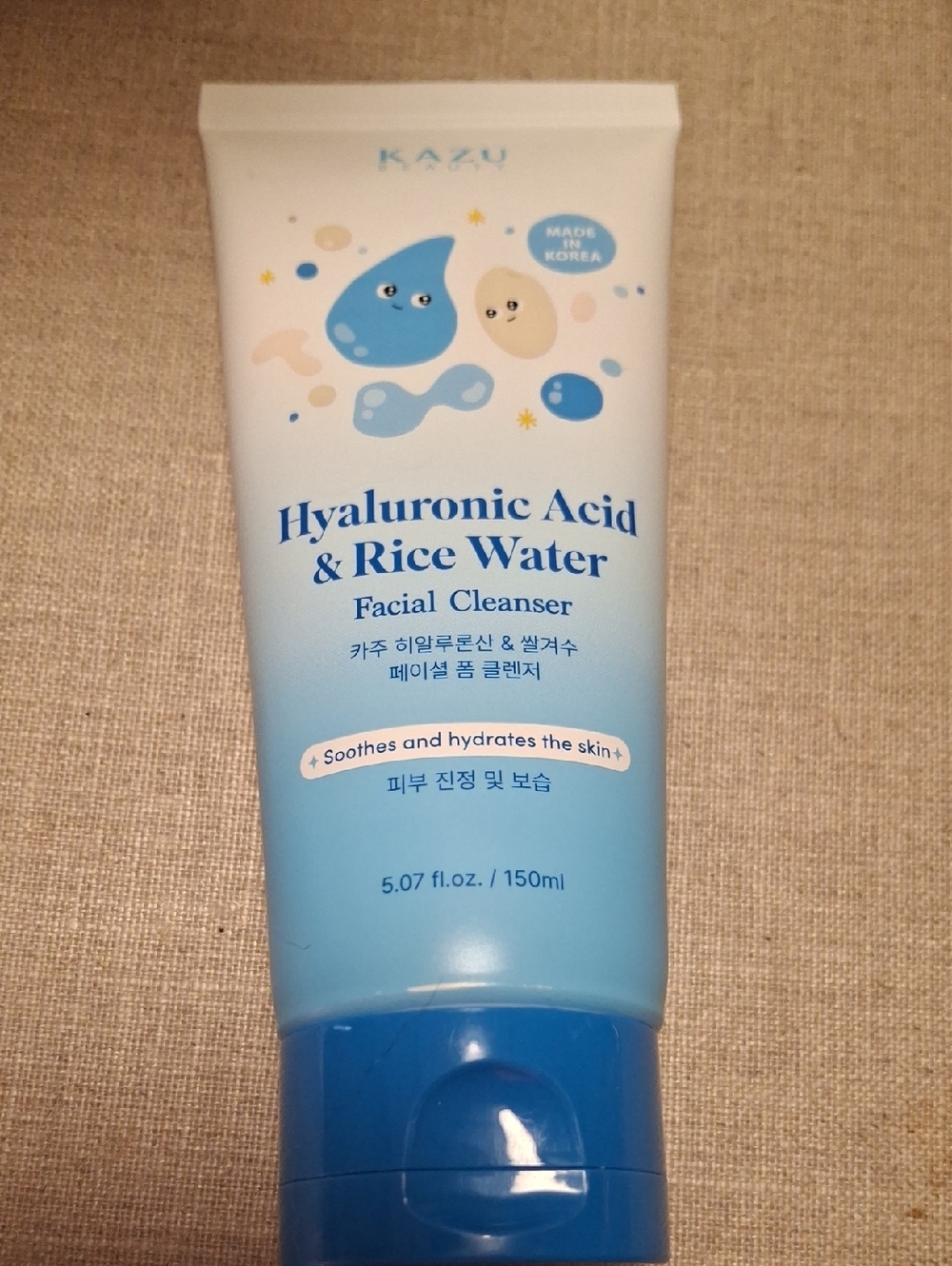 KAZU Hyaluronic Acid & Rice Water Facial Cleanser